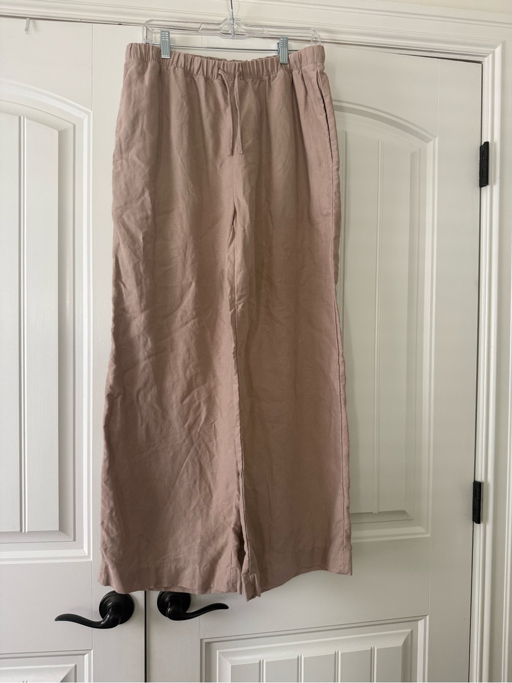 Wilfred Drawstring Linen Wide Leg Pants